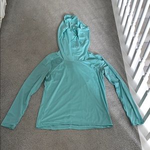 Turtleneck mesh workout long sleeve